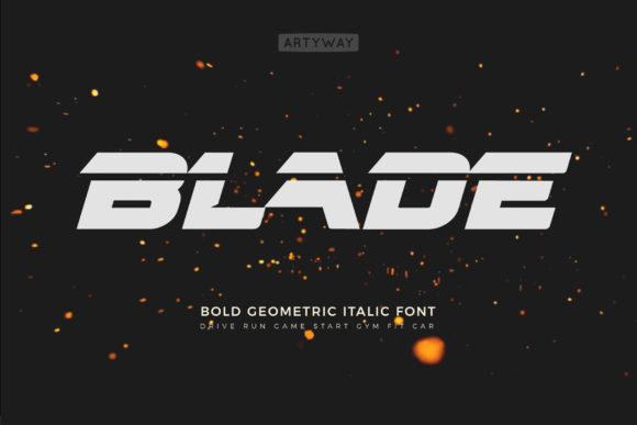Blade: A Typeface That Cuts Through the Noise