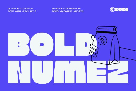 Bold Numez: The Inflated Typeface That Demands Attention