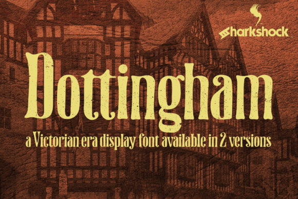 Dottingham: A Victorian Typeface with Rough Texture and Distinctive Character