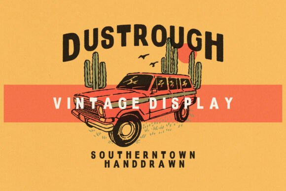 Dustrough Reguler: Vintage Character with a Modern Punch