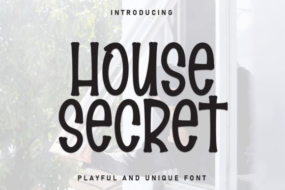 House Secret: The Friendly Display Font for Modern Branding