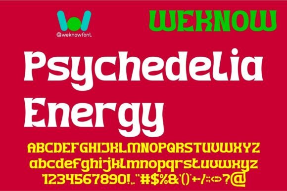 Inject Groovy Vibes: The Power of Psychedelia Energy Font