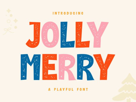Injecting Festive Fun: The Jolly Merry Display Font