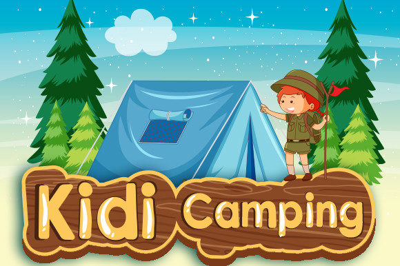 Kidi Camping: A Playful Font for Designs That Spark Joy