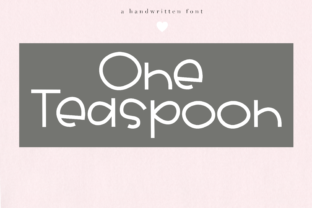 One Teaspoon: The Playful Font That Makes Designs Pop