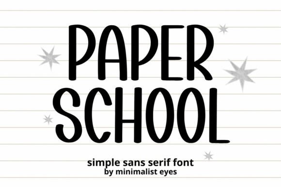 Paper School: The Display Font That Brings a Playful, Polished Vibe to Your Work