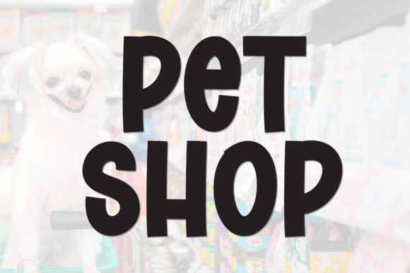 Pet Shop: The Handwritten Font That Feels Like a Friendly Wave