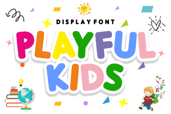 Playful Kids: A Bubbly Typeface for Joyful Projects