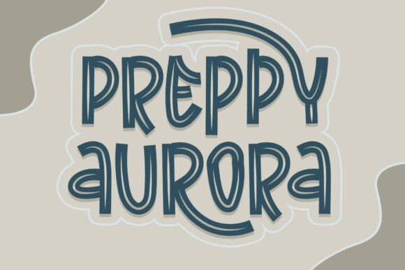 Preppy Aurora: Where Bold Design Meets Enchanting Elegance