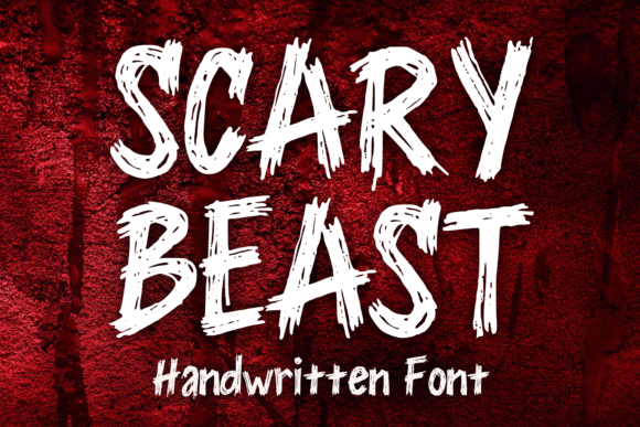 Scary Beast: The Grunge Font That Brings Horror to Life