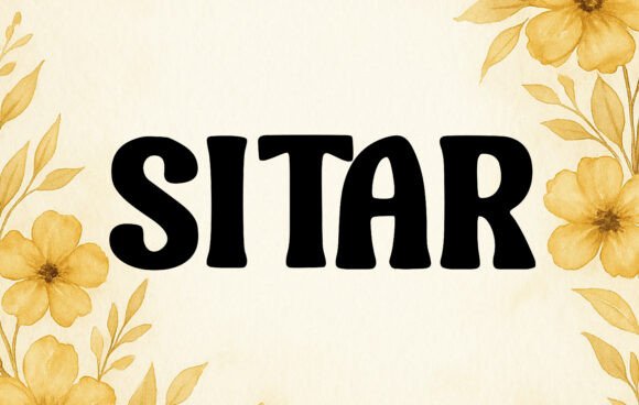 Sitar: The Groovy Typeface That Brings Retro Charm to Modern Design