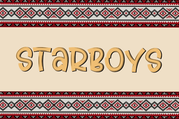 Starboys: A Font That Feels Like a Weekend Adventure