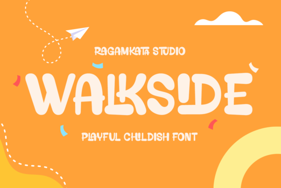 Walkside: A Playful Typeface for Joyful Designs