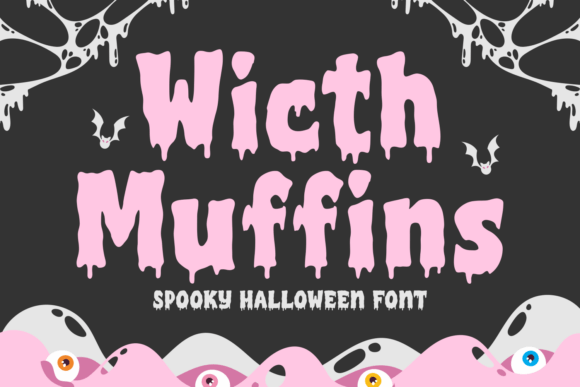 Witch Muffins Font: A Spooky-Cute Design Asset for Halloween